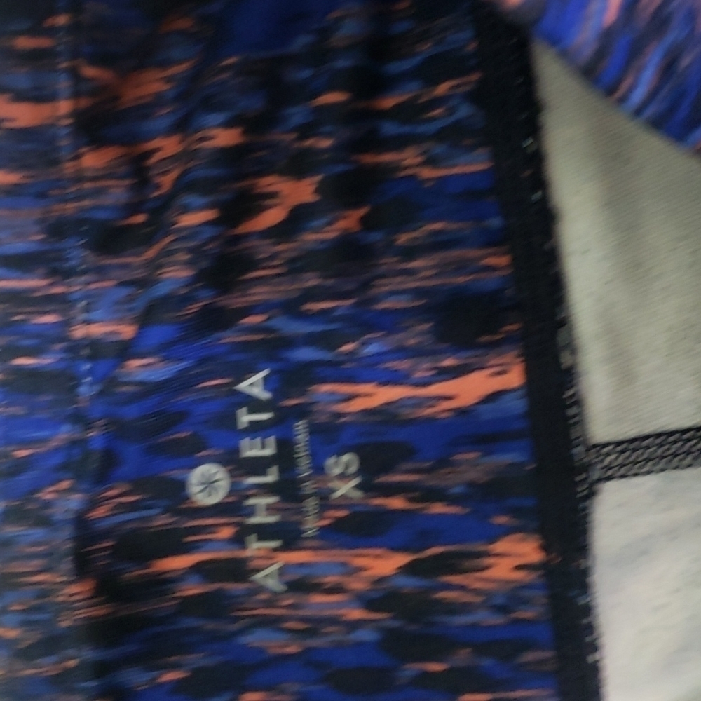 𝅺ATHLETA Blue Coral Leggings - Picture 6 of 10